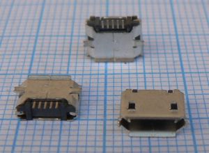 Mufa micro USB,mama, 5 pini  pe placa