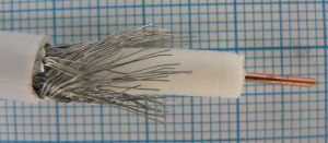 Cablu RG 6, 75 OHM, 1,02 Cu,  Folie Al 0,04, tresa 64*0,120 Cu , 6,6mm PVC, 100 m