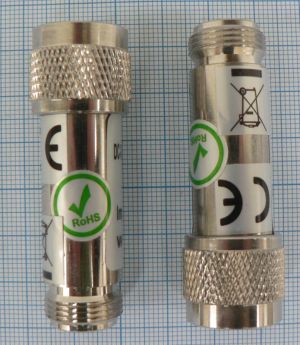 Atenuator pe cablu coaxial, 20dB, 2W