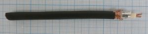 Cablu H155, coaxial, 50 Ohm, 19x0,28mm cupru, tresa cupru cositorita 80% + folie aluminiu, 5,4mm PVC gri