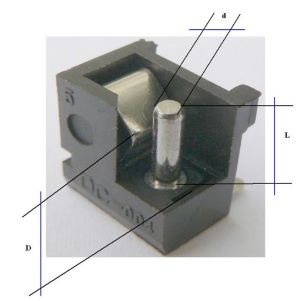 Mufa/conector DC mama placa, 1x   x