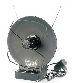 Antena supercolor TV, FIF-UIF, pentru canalele 6-60, castig 31dBi, amplificator si sursa inclusa