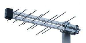 Antena TV de exterior,  UIF pentru canalele 21-69, castig 7, 5 dbi
