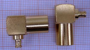 Adaptor/reductie FME tata - MCX tata 90 grade