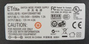 Sursa de alimentare 220Vca - 12Vcc, 4A