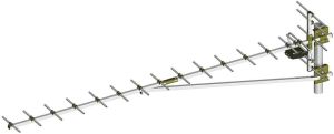 Antena TV profesionala, UIF, canale 38-69, castig 12-19 dBi