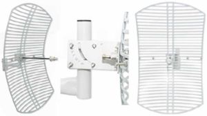 Antena de semnal WiFi, cu reflector grid, 5, 5 GHz, 27 dBi