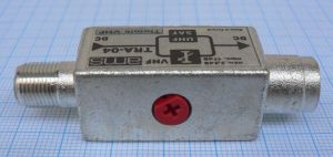 Atenuator reglabil de semnal TV, 1*IN-1*OUT, in banda TV 47-2250 MHz, 4-17 dB, DC pass